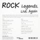   ROCK LEGENDS. LIVE. AGAIN (VARIOUS ARTISTS, LIMITED, 180 GR) ( )